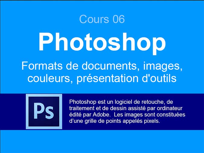 Cours WordPress - Photoshop : les bases