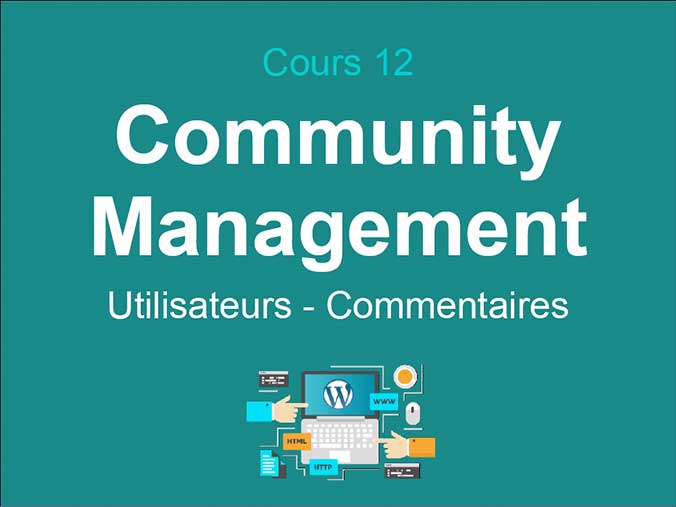 Cours WordPress - Community management